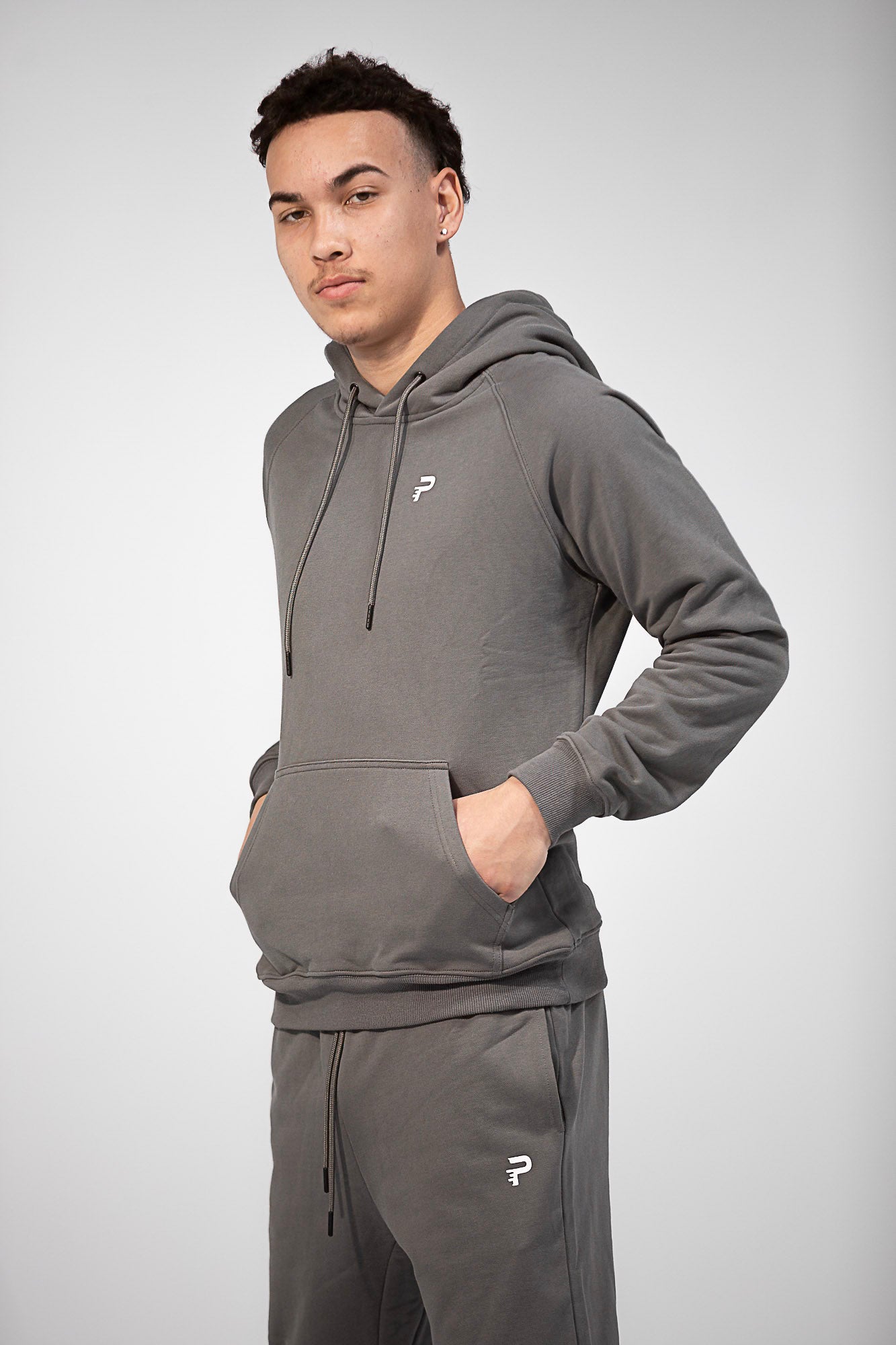 Relaxed French Terry Long Sweatpant - Slate Grey