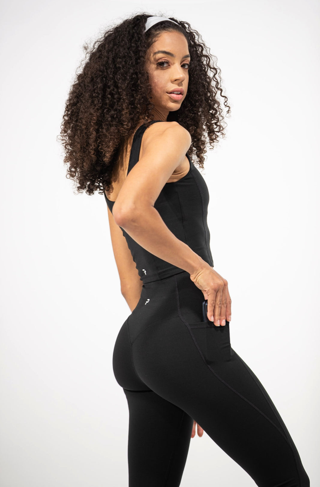 DREAM High-Rise Pants with Pockets - Black