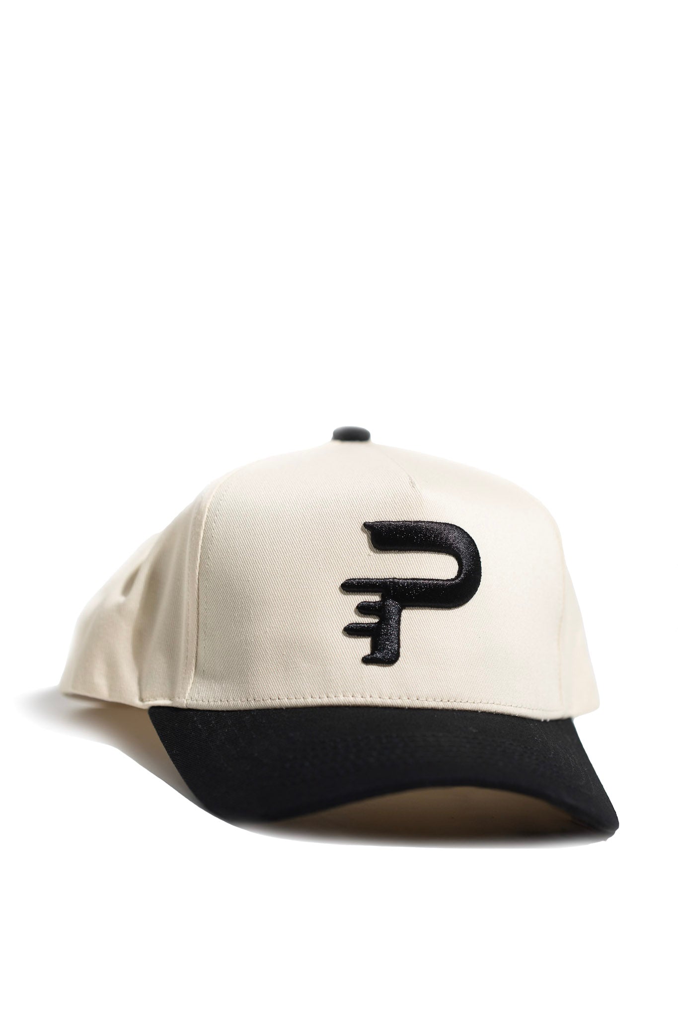 Logo Snapback Hat - Cream/Black