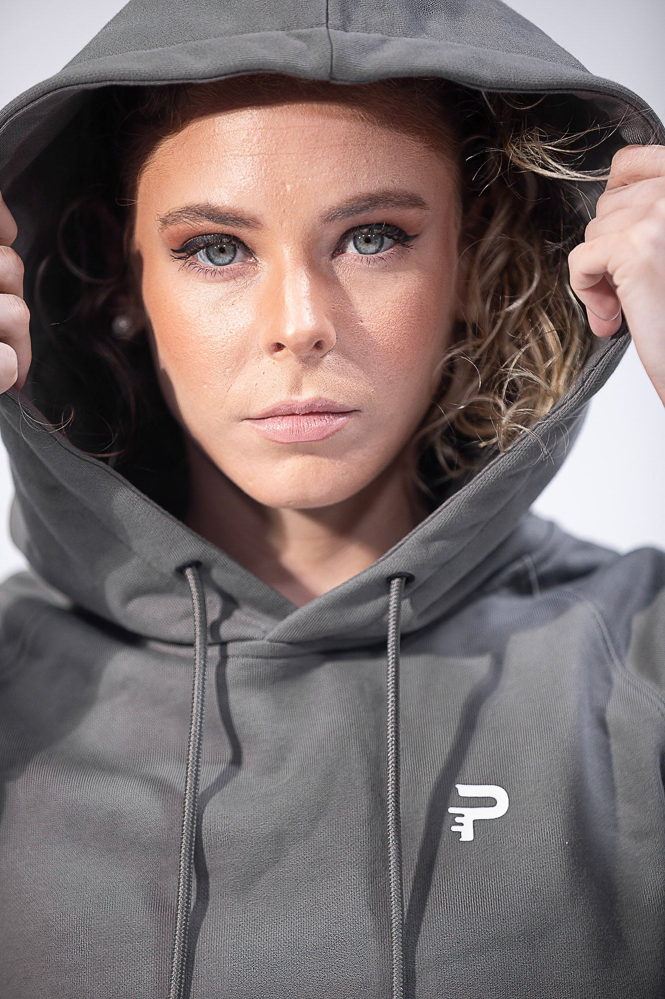 Unisex French Terry Fitted Hoodie - Slate Grey
