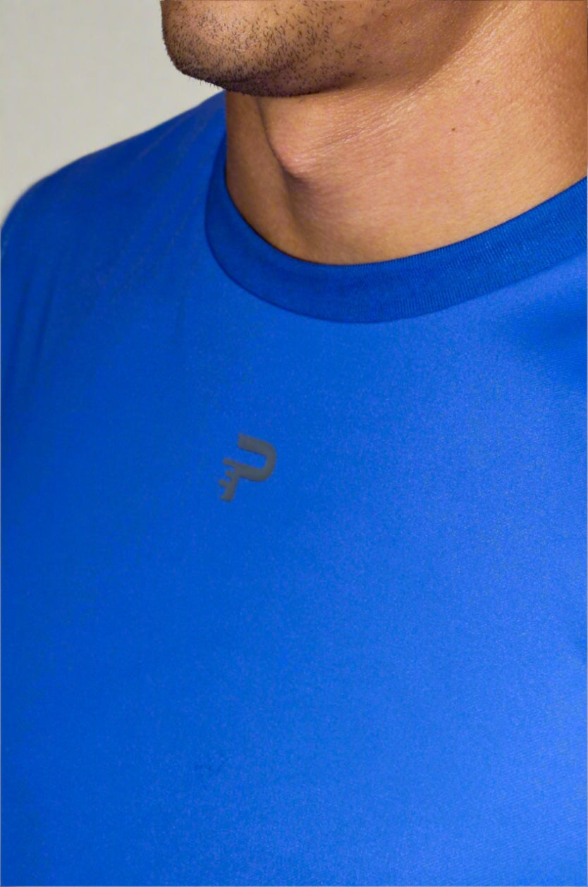 "AeroFlow" Hemmed Tank - Turbo Blue