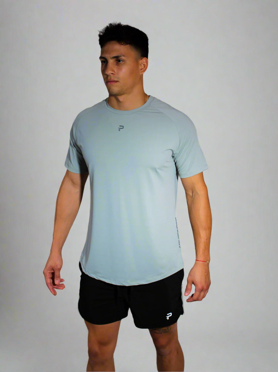 "AeroMesh" Vented Tee - Soft Alloy