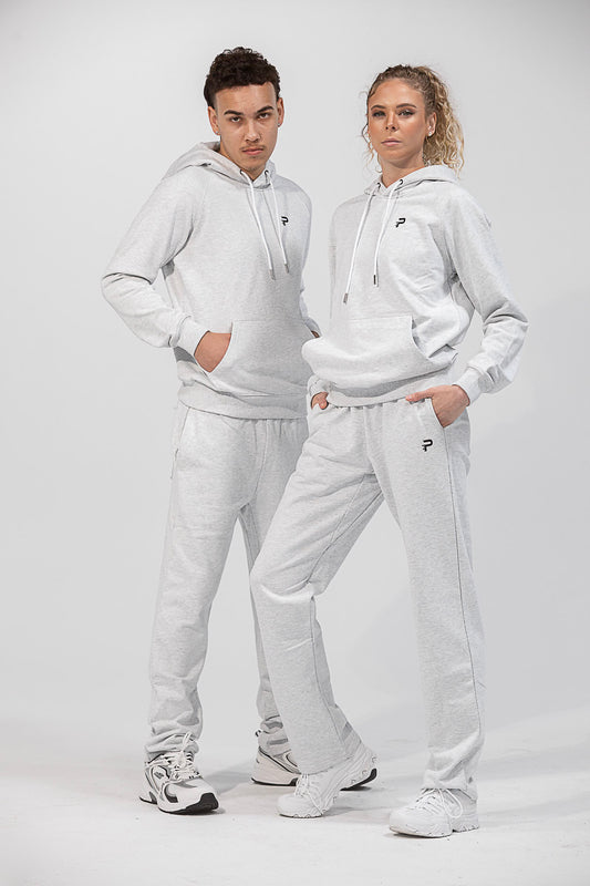 Unisex Relaxed French Terry Sweatpant - Heather Grey