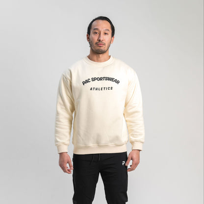 Men's Relaxed Fit Core Crewneck Sweatshirt - Ivory