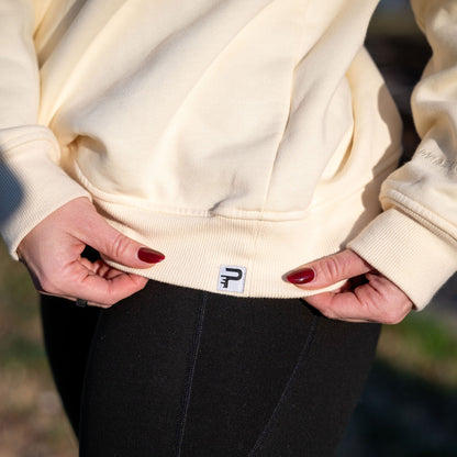 Women's Relaxed Fit Core Crewneck Sweatshirt - Ivory