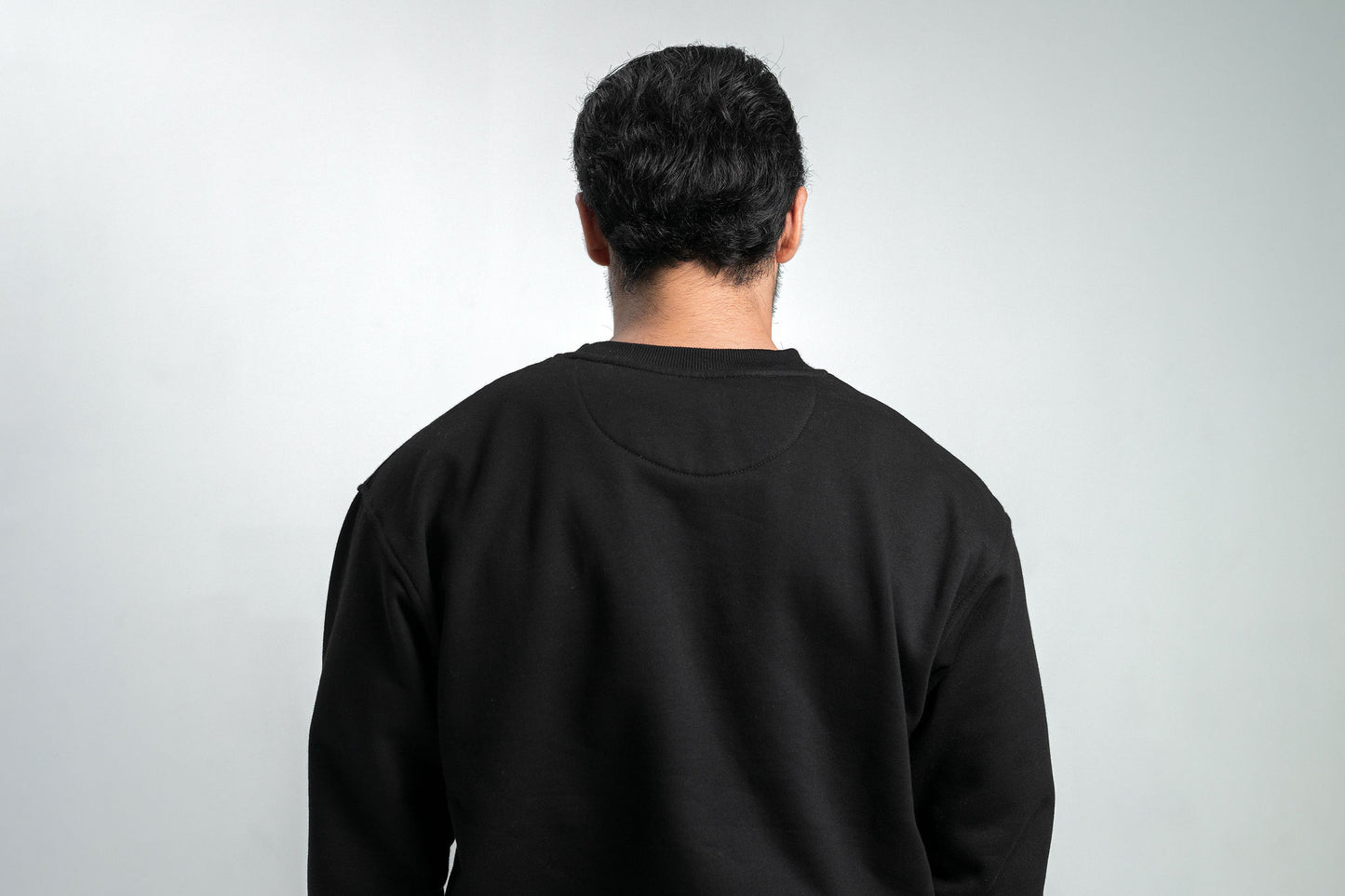 Men's Relaxed Fit Core Crewneck Sweatshirt - Black