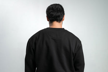 Men's Relaxed Fit Core Crewneck Sweatshirt - Black