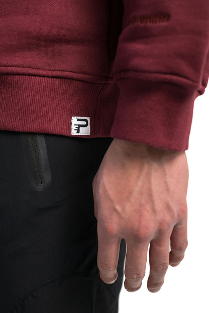 Men's Relaxed Fit Core Crewneck Sweatshirt - Crimson