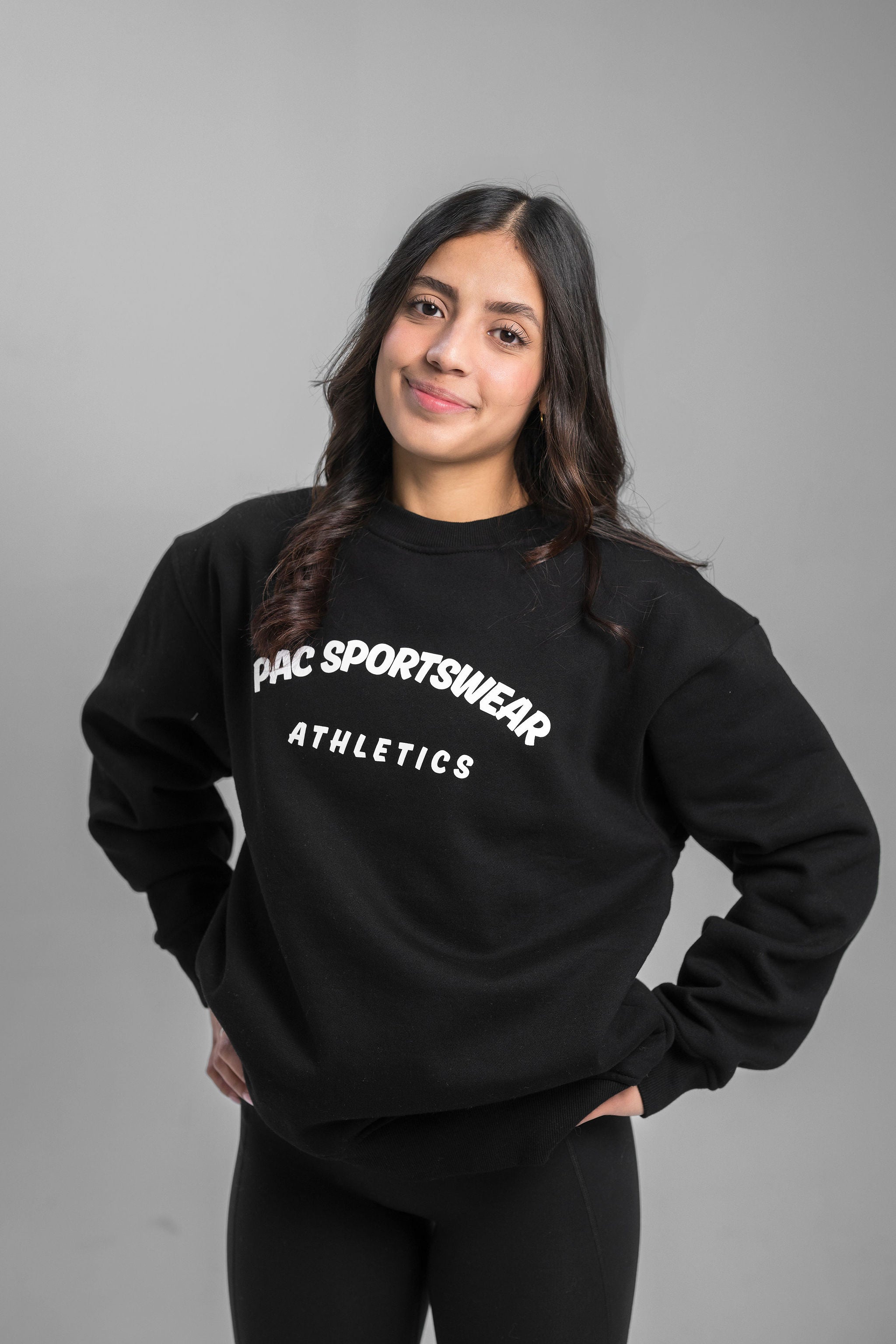 Women's Relaxed Fit Core Crewneck Sweatshirt - Black – PAC Sportswear