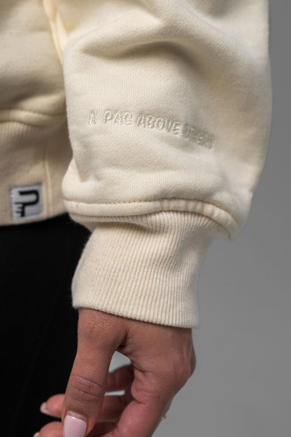 Women's Relaxed Fit Core Crewneck Sweatshirt - Ivory