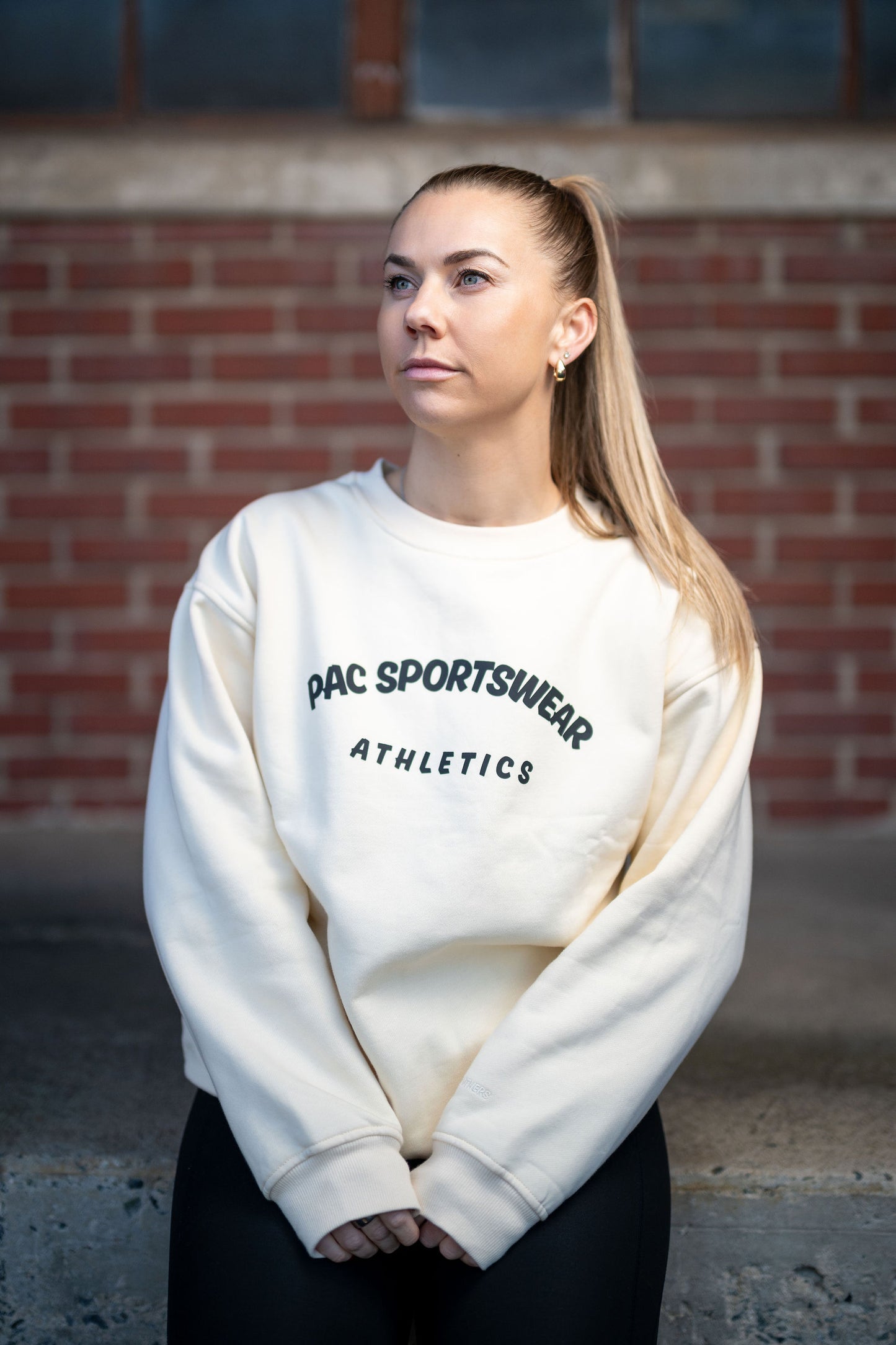 Women's Relaxed Fit Core Crewneck Sweatshirt - Ivory