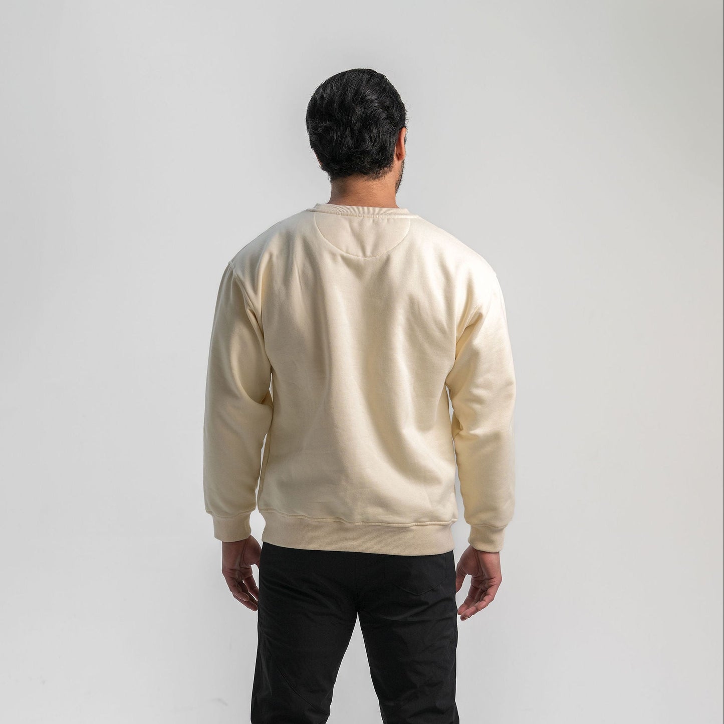 Men's Relaxed Fit Core Crewneck Sweatshirt - Ivory