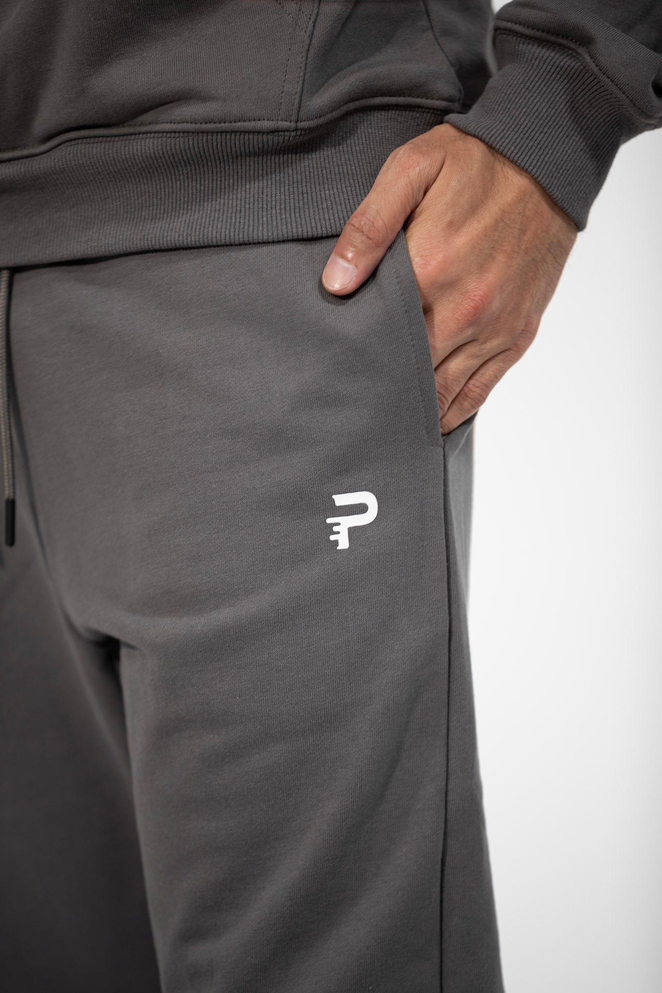 Relaxed French Terry Long Sweatpant - Slate Grey