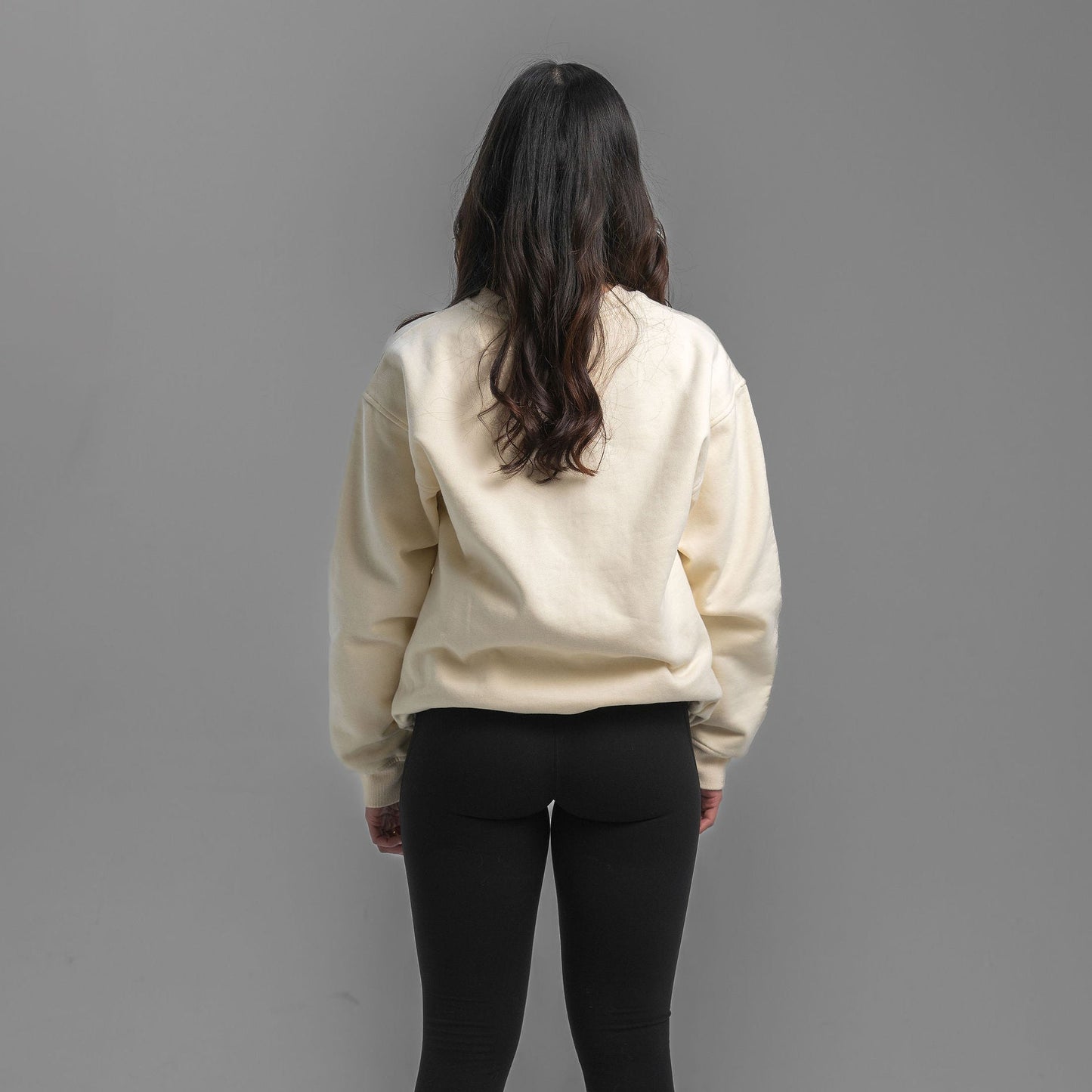 Women's Relaxed Fit Core Crewneck Sweatshirt - Ivory