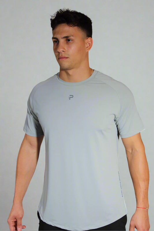 "AeroMesh" Vented Tee - Soft Alloy