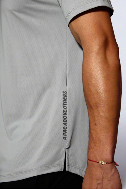 "AeroMesh" Vented Tee - Soft Alloy