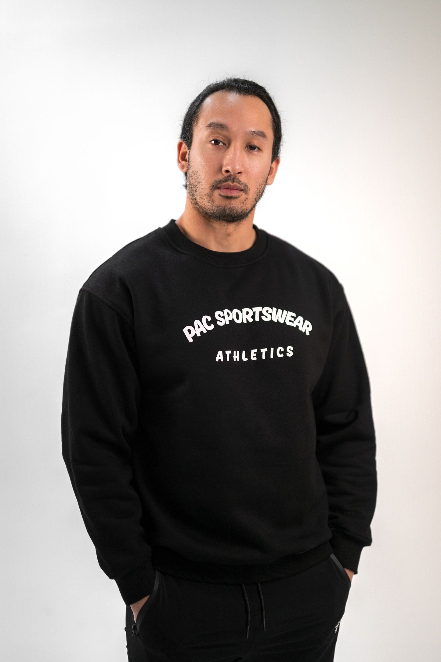 Men's Relaxed Fit Core Crewneck Sweatshirt - Black