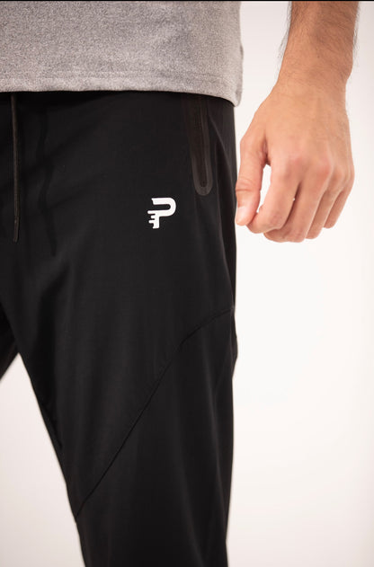 Unisex Fitted Joggers - Black