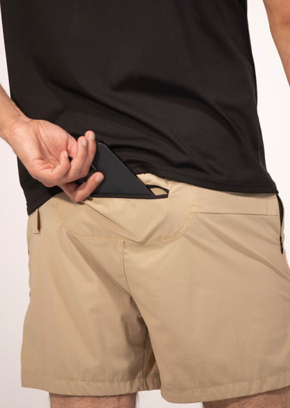 Essential Training Linerless Shorts 5 inch - Beige