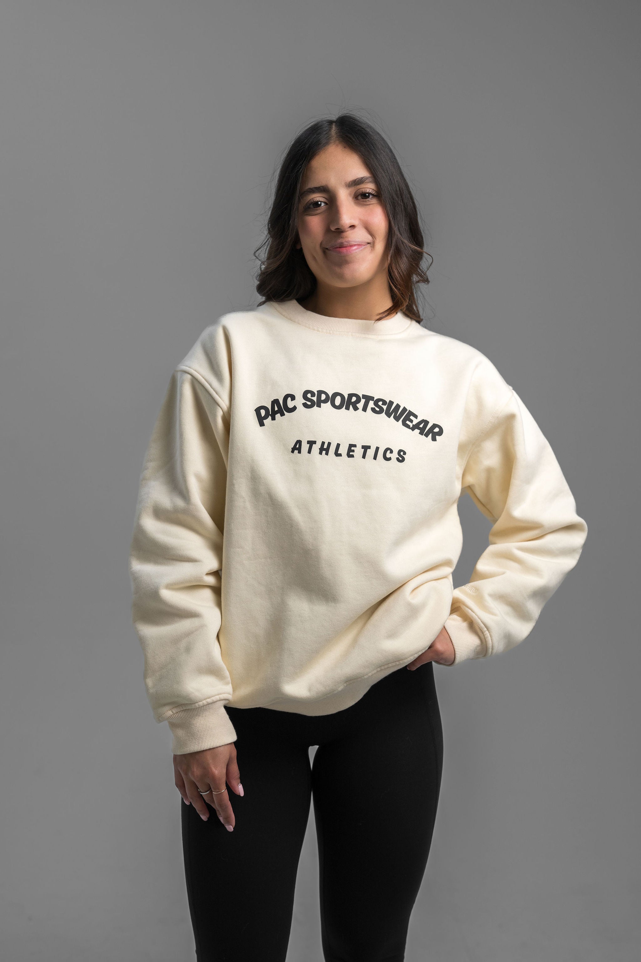 Women's Relaxed Fit Core Crewneck Sweatshirt - Ivory – PAC Sportswear