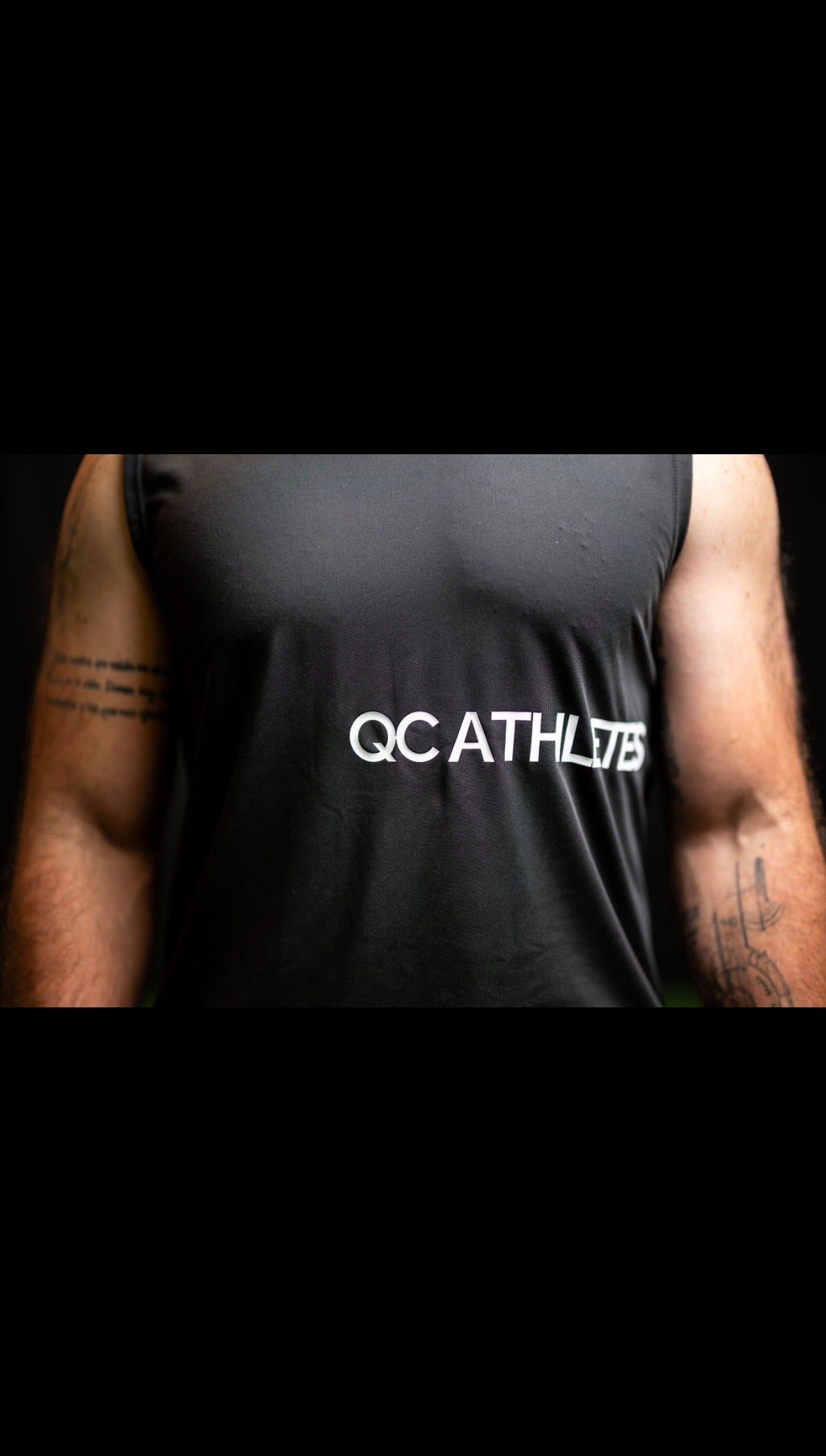 PAC x QC Athletes Hybrid Tank - Black