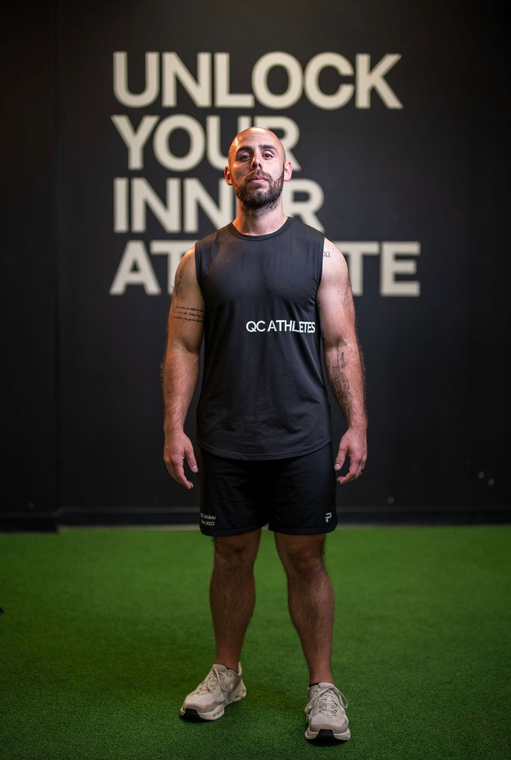 PAC x QC Athletes Hybrid Shorts - Black