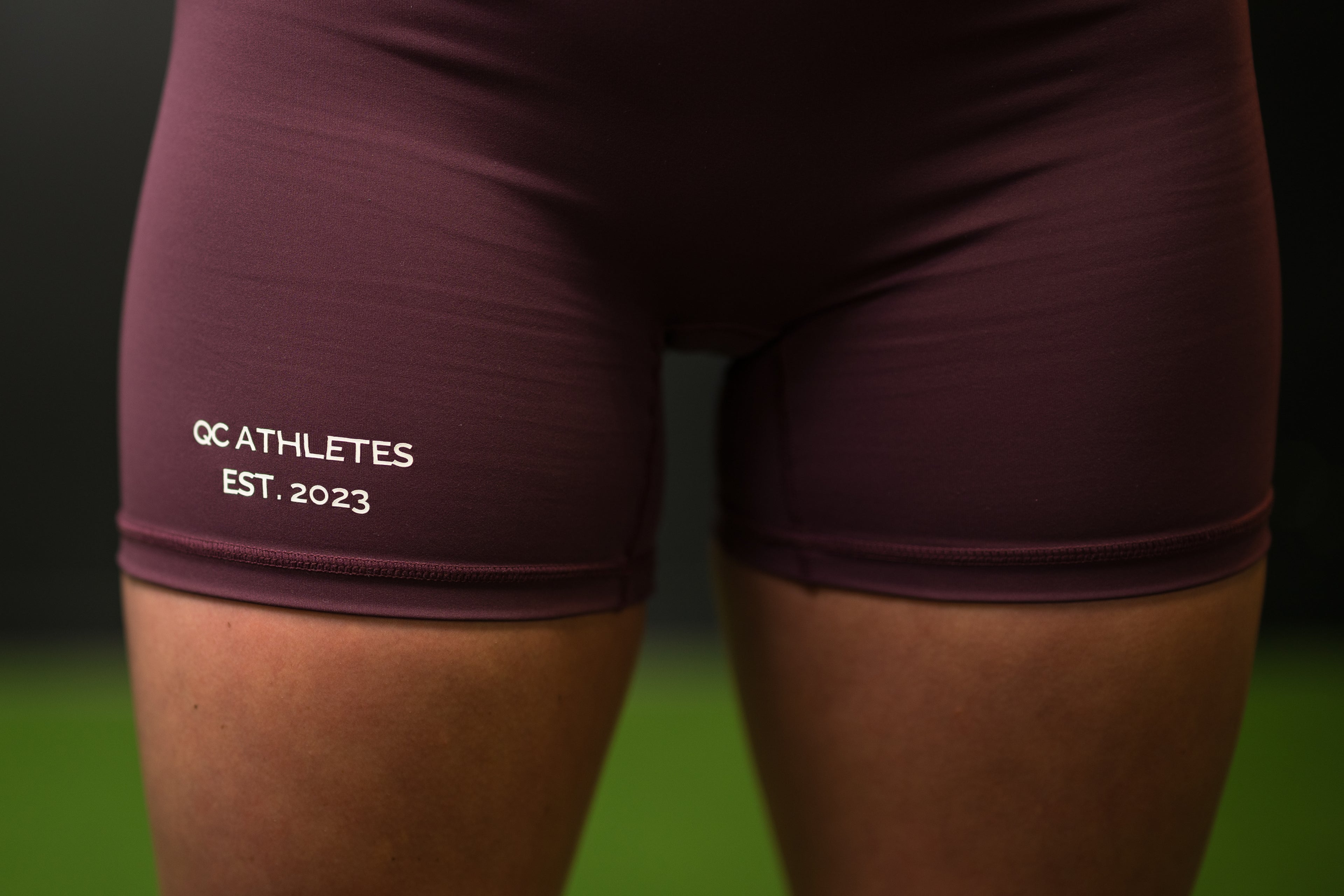 PAC x QC Athletes Hybrid Shorts - Plum