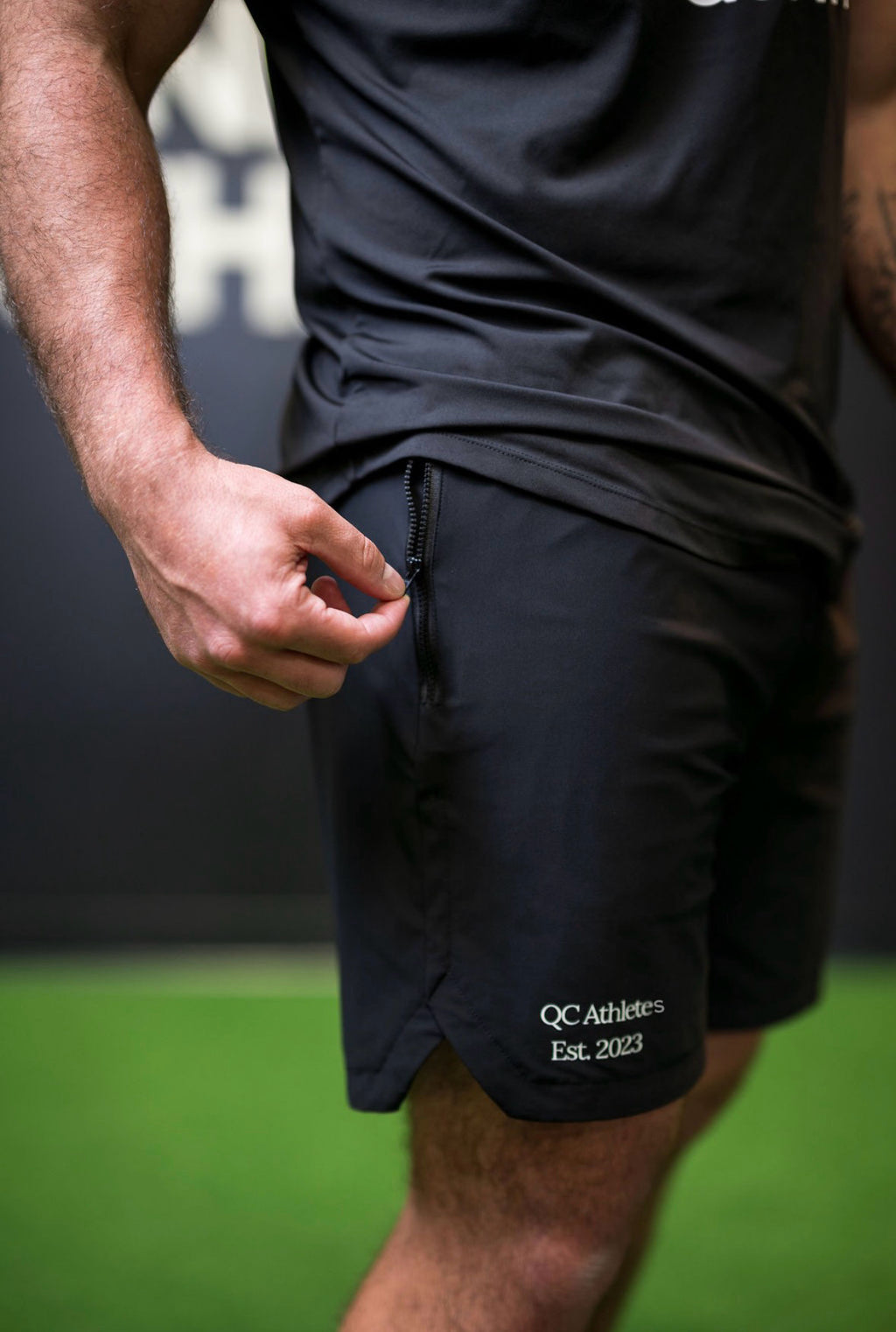 PAC x QC Athletes Hybrid Shorts - Black